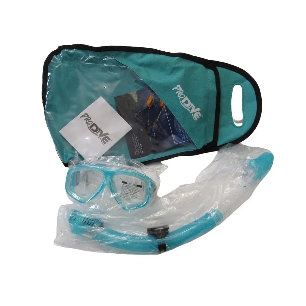 PRODIVE DRY TOP SNORKEL MASK SET WITH TEMPERED GLASS
